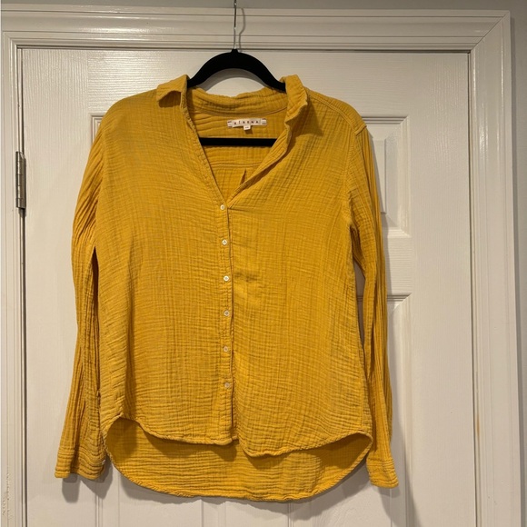XiRENA Gauze Button Down Long Sleeve Shirt - Picture 3 of 5